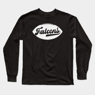 Retro Falcons Football Long Sleeve T-Shirt